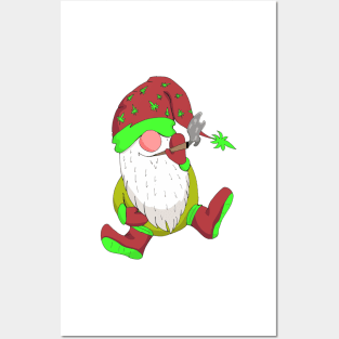 Gnome Stoner Posters and Art